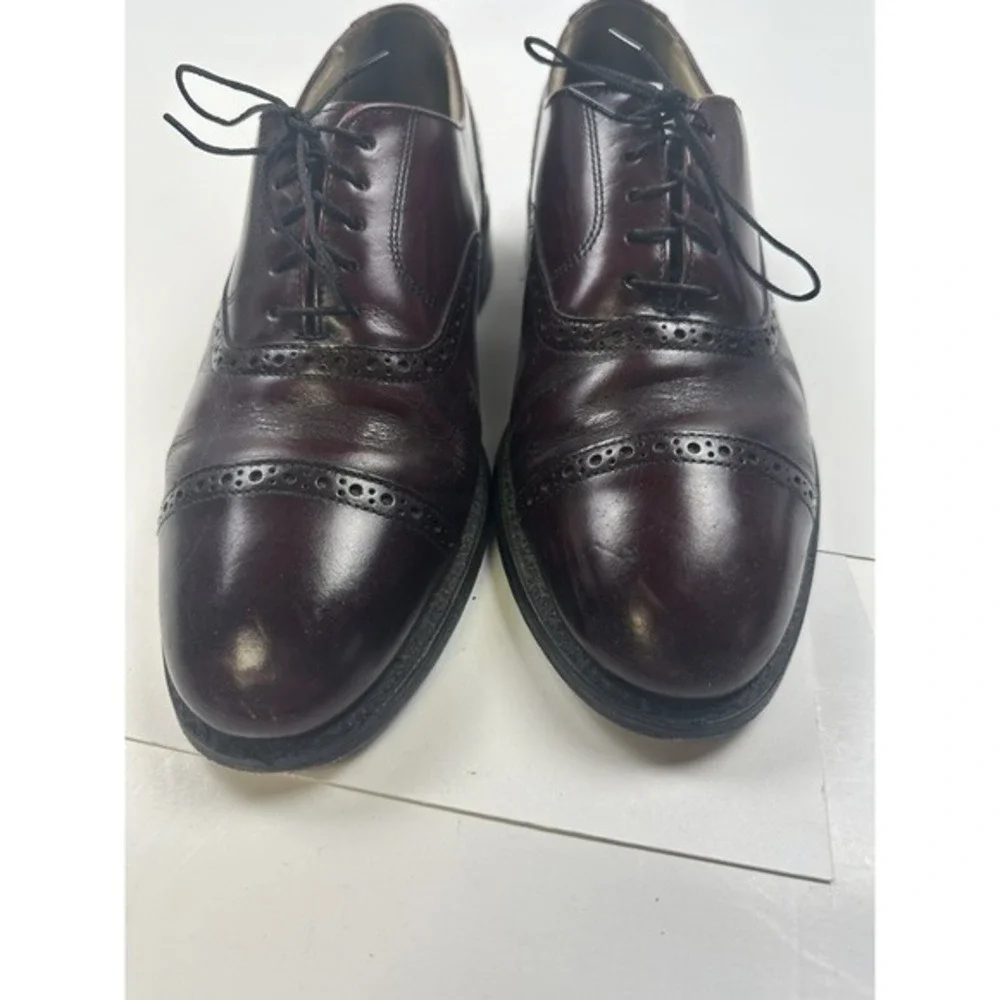 Bostonian‎ Impression Brown Cap Toe Oxford Dress Leather Shoes Mens Sz 8 D
